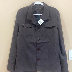 M NEW BLAZER -ROAST HEATHER-M